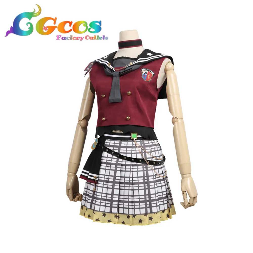 CGCOS Косплэй костюм Bang Dream! Afterglow Lost One Hazawa Tsugumi Платье Аниме Униформа Хэллоуин