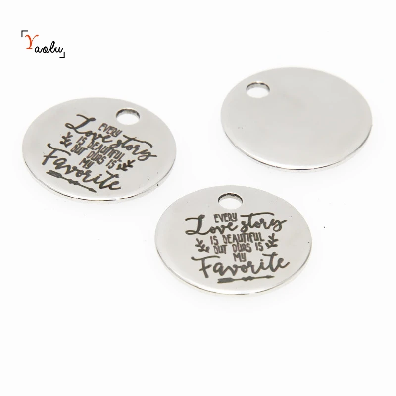 10 шт./лот Свадебные Подвески каждая история любви Красивая но наша любимая