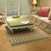 high quality modern rectangular floor mat bedroom living room striped carpet