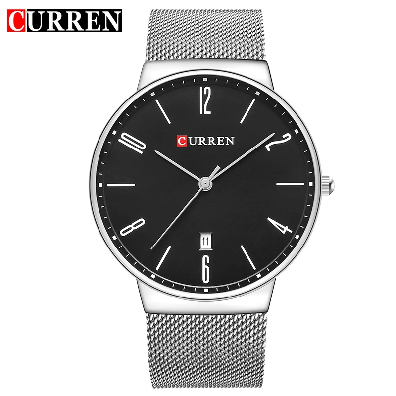 CURREN Топ люксовый бренд кварцевые часы мужские повседневные японские из