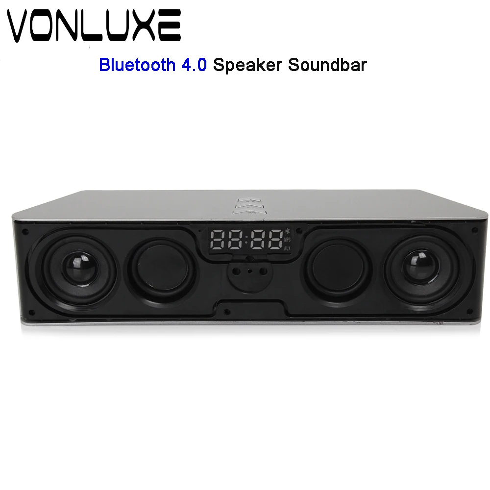 Super bass Портативный Bluetooth Динамик 4.0 Большой Мощный 6 Вт Саундбар Беспроводной