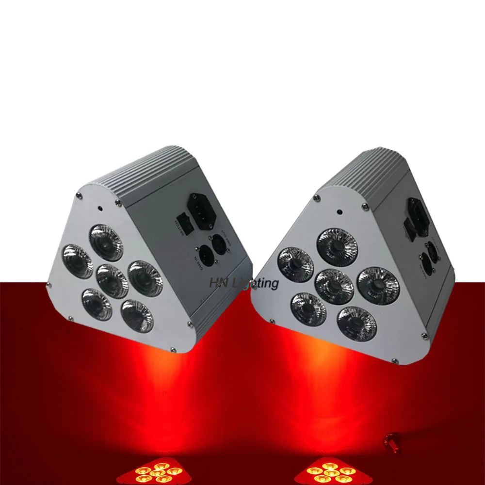 Новый 6x18 Вт RGBWA + УФ светодиодный аккумулятор и беспроводный Par can uplight пульт