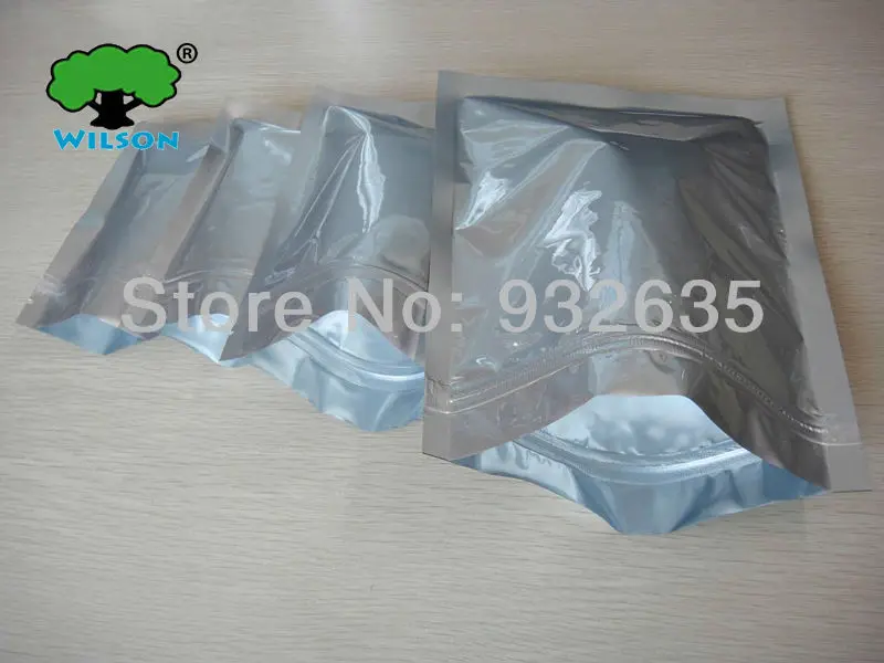 10x15 см (4 ''x 6'') 4 mils алюминиевая фольга на молнии сумка для хранения продуктов