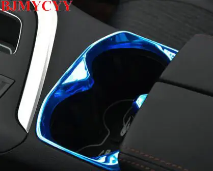 BJMYCYY 1 шт. ABS внутренняя Передняя Крышка держателя чашки для Peugeot 3008 GT 2017 |