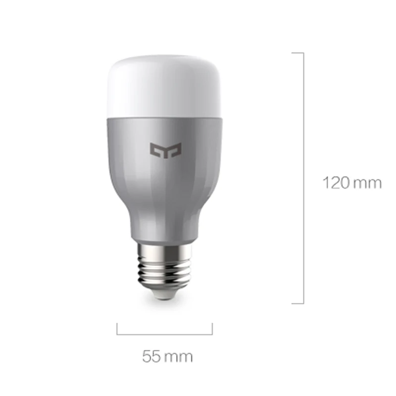 Оригинал Сяо mi Yeelight синий II светодио дный умная лампа (Цвет) E27 9 Вт 600 люмен свет
