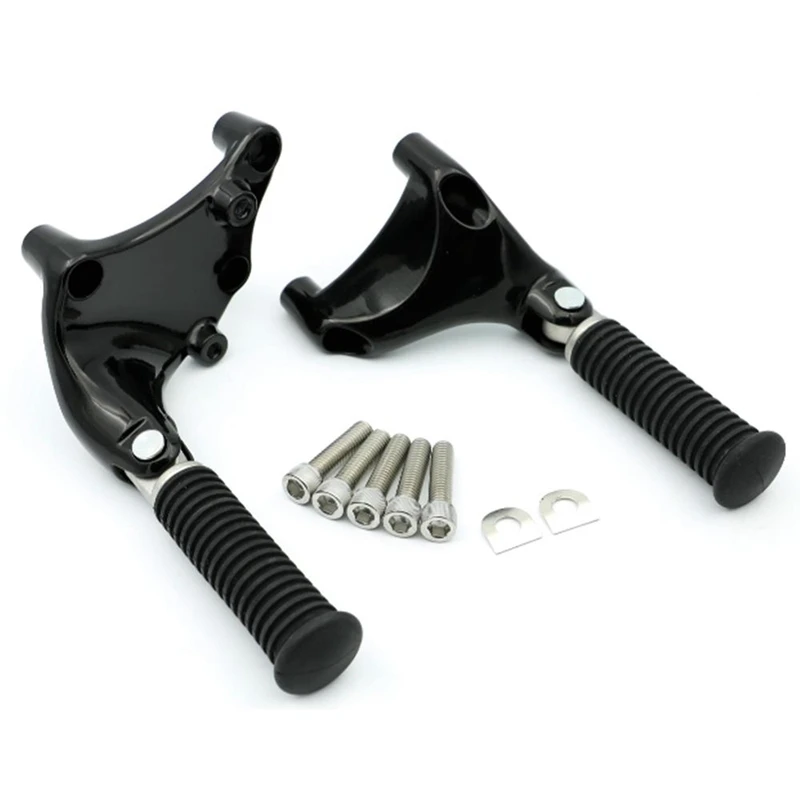 

For 2014-2017 Harley Sportster Xl 883 1200 X48 72 Footrests Rear Passenger Foot Pegs Assembly With Mounting Bracket Screws