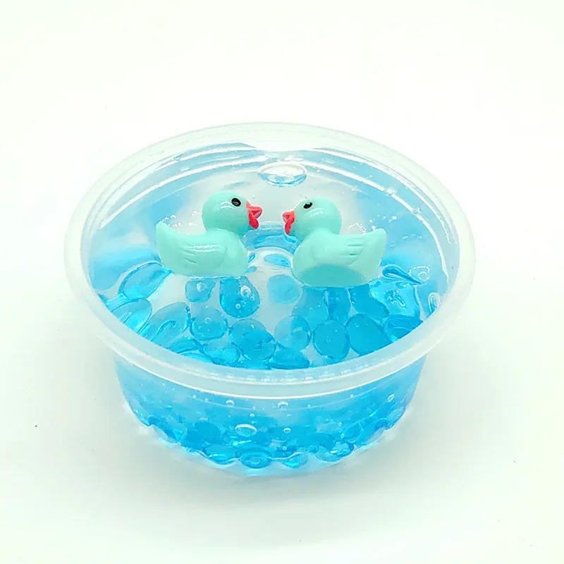 2019 60ml Clear Box Mud Duck Mixing Cloud Slime Putty Scented Stress Kids Clay Toy Glue for Supplies Charms | Игрушки и хобби