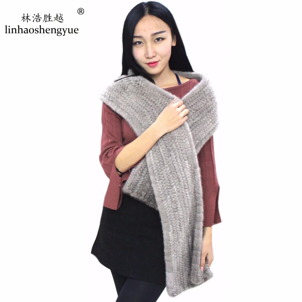 

Linhaoshengyue Warm mink scarf