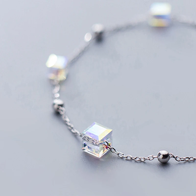 2019 Fashion bracelet silver 925 jewelry charm unicorn crystal for women summer gift | Украшения и аксессуары