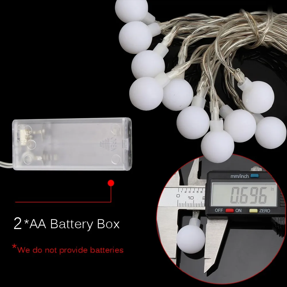 

1m LED String Lights With 10 Bulbs Lamp Holiday Outdoor Garland Party Festoon Light For Christmas Wedding Decoration IL