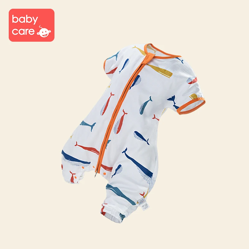 Детский спальный мешок Babycare Мягкий Летний однослойный хлопковый с разрезом для