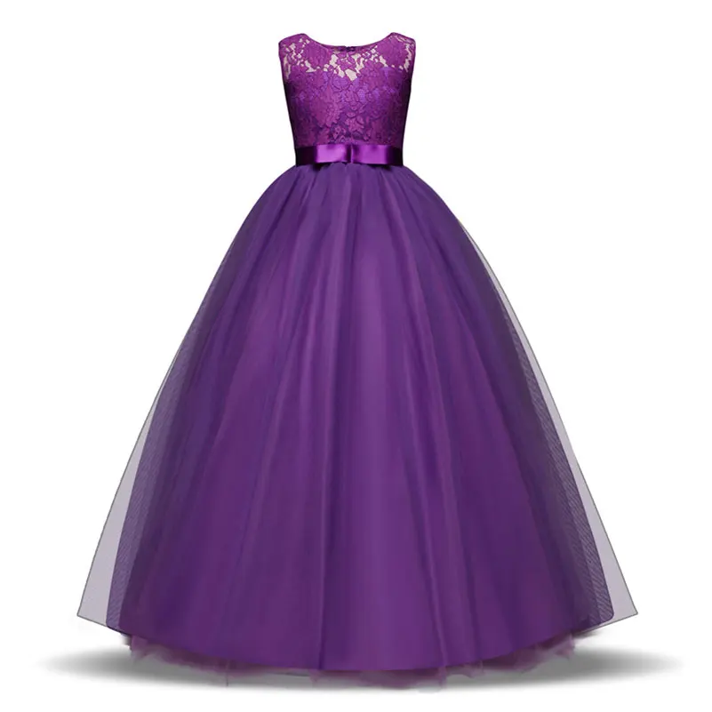 Baby Girl Lace Dress 8 Color Summer Children's Birthday Party Wedding Kids Princess Unique Design For 3-14 Years | Детская одежда и
