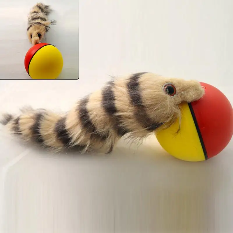 1 шт. игрушки для кошек бобровая ласка вращающаяся игрушка с мотором домашних