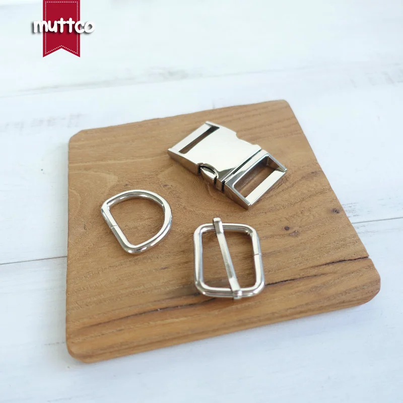 100sets/lot (metal buckle+adjust buckle+D ring)DIY Dog Collar silcery 2.5 emboitement zinc alloy buckle adjust Sewing qz-001 | Дом и сад