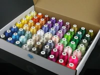 brother colors series computer machine embroidery thread filament 1000m63 bright colors strong strength eco friendly