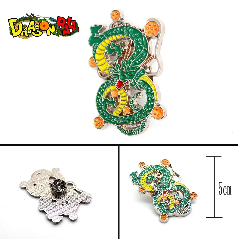 FINETOYS аниме Dragon Ball Z Shenron символ металлический значок брошь булавка нагрудная