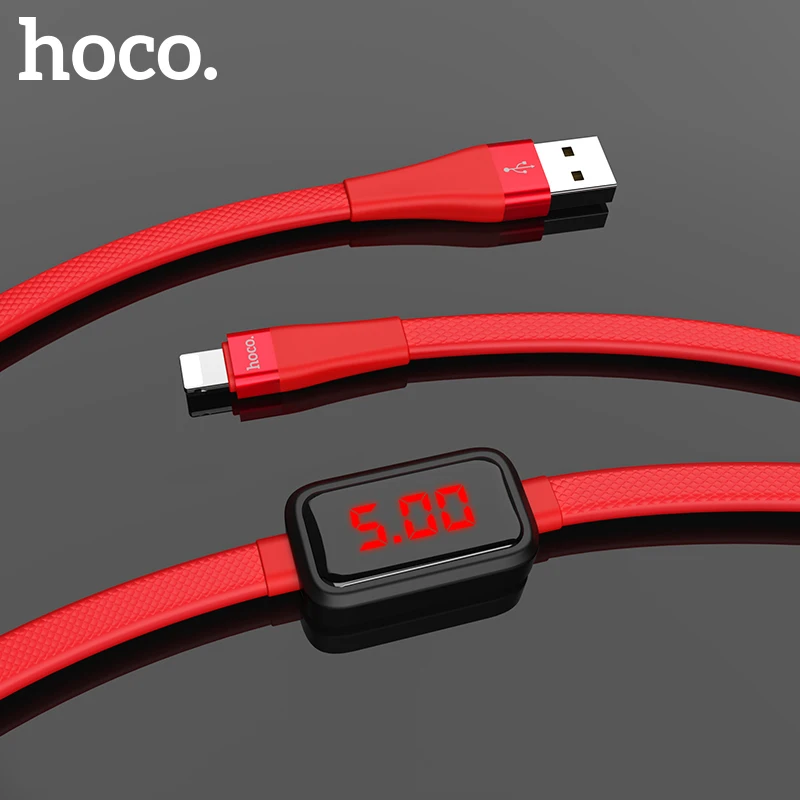 HOCO usb кабель для iphone 11 Pro X XS Max XR 8 7 ipad2 на экране синхронизации зарядки быстрой