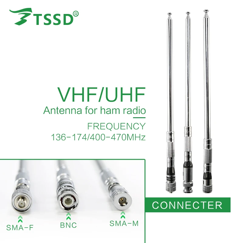 Совершенно новая длинная VHF или UHF моно полоса рация телескопическая антенна |