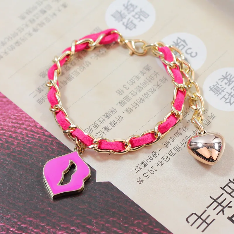 Sales under Korea jewelry vintage beaded manufacturers processing fashion big lips mouth wholesale | Украшения и аксессуары