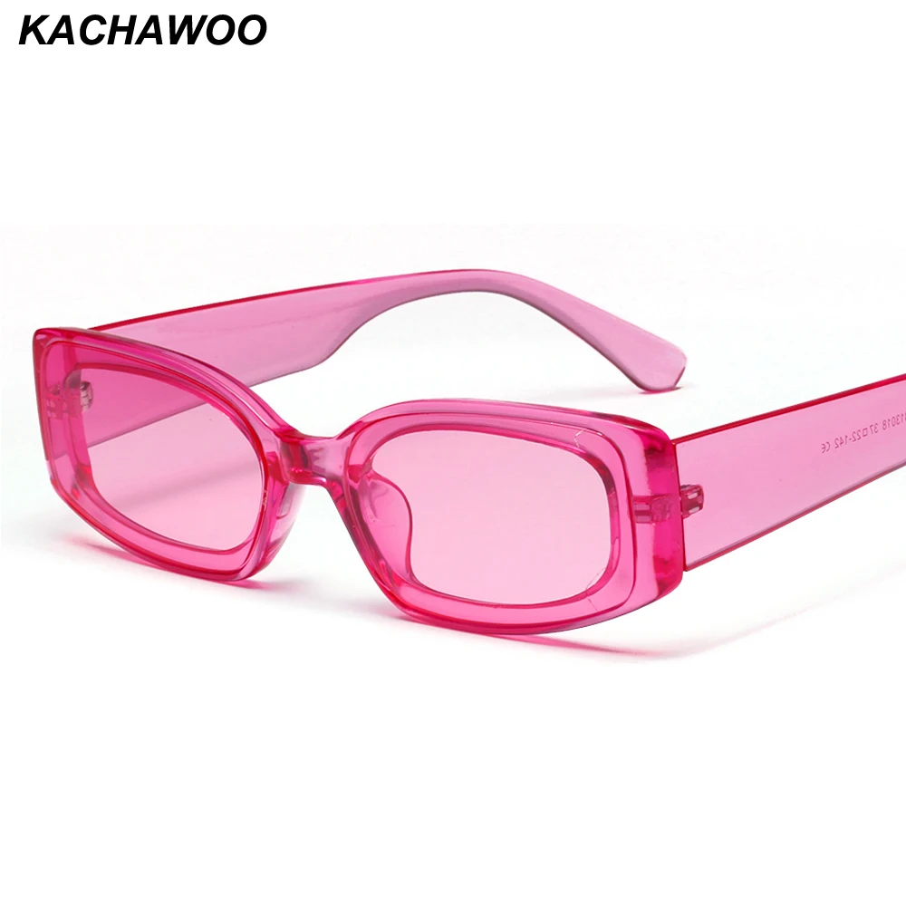 Женские прямоугольные солнечные очки Kachawoo прозрачные дорожные солнцезащитные