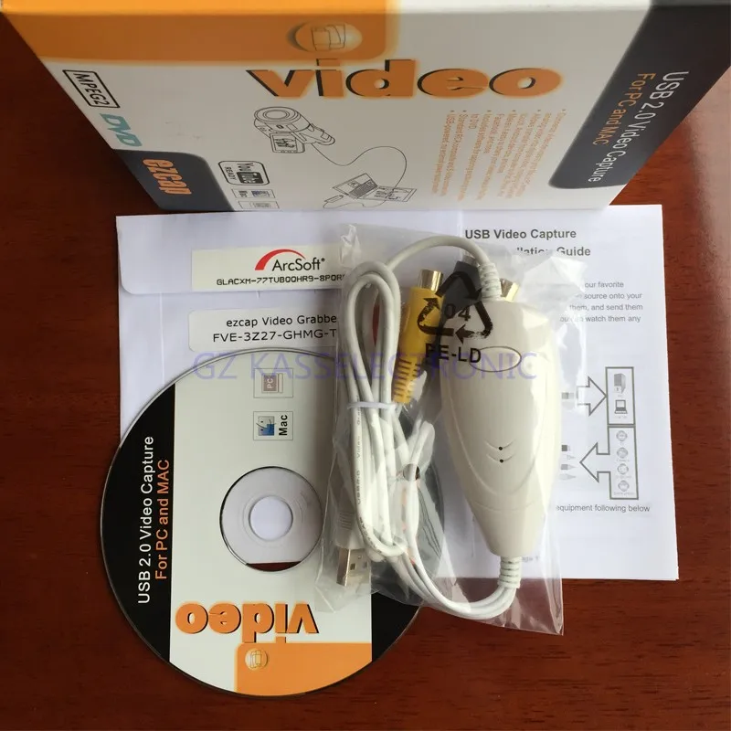 2017 Новый vhs dvd в usb конвертер конвертировать любой аналоговый видео аудио цифровой