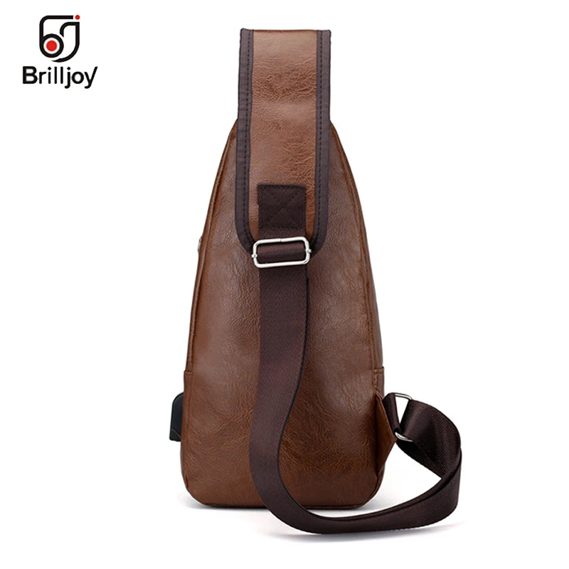 Brilljoy Crossbody Bags for Men Messenger Chest Bag Designer Pack Casual Bag Single Shoulder Strap Pack 2019New Back Pack Travel