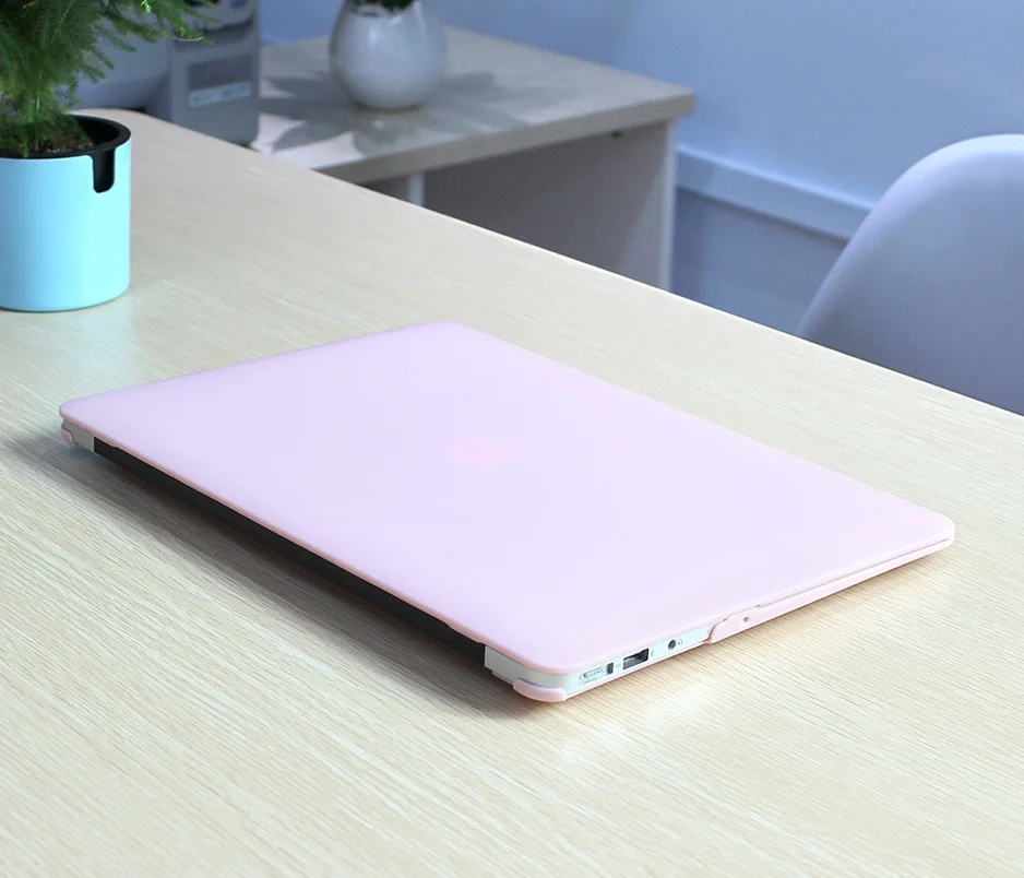Матовый прорезиненный жесткий чехол + для клавиатуры только выпуска 2018 Apple Macbook 13