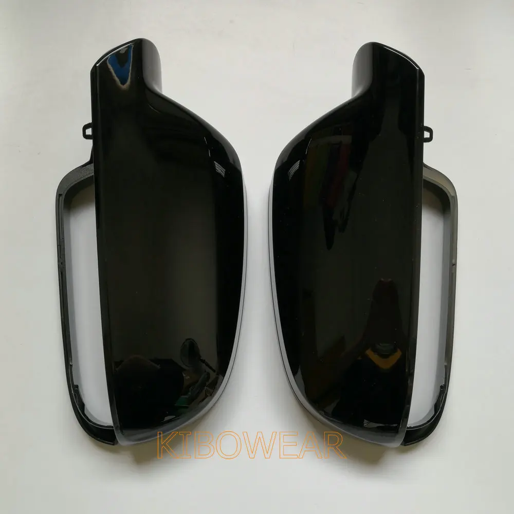 Kibowear для Audi A4 A5 B8.5 A3 8P 2012 2013 глянцевый черный боковое зеркало крышки Замена(пара) S5 RS5 RS4