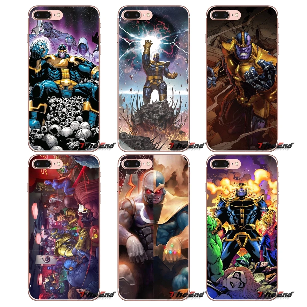 Для Sony Xperia Z Z1 Z2 Z3 Z5 compact M2 M4 M5 E3 T3 XA Aqua LG G4 G5 G3 G2 Mini Avengers marvel concept Toys Thanos Case|z5 compact|g2 minilg g4