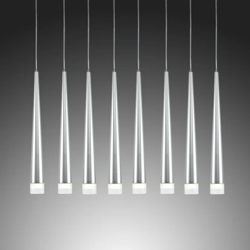 Современный минималистичный креативный 3 вида цветов конический алюминиевый Led