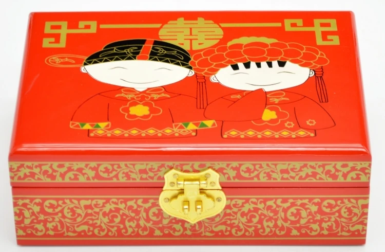 PingYao Shanxi китай ручной светильник лаковые китайские лаковые ювелирные изделия коробка чехол для хранения традиционные деревянные ремесла свадебный Декор
