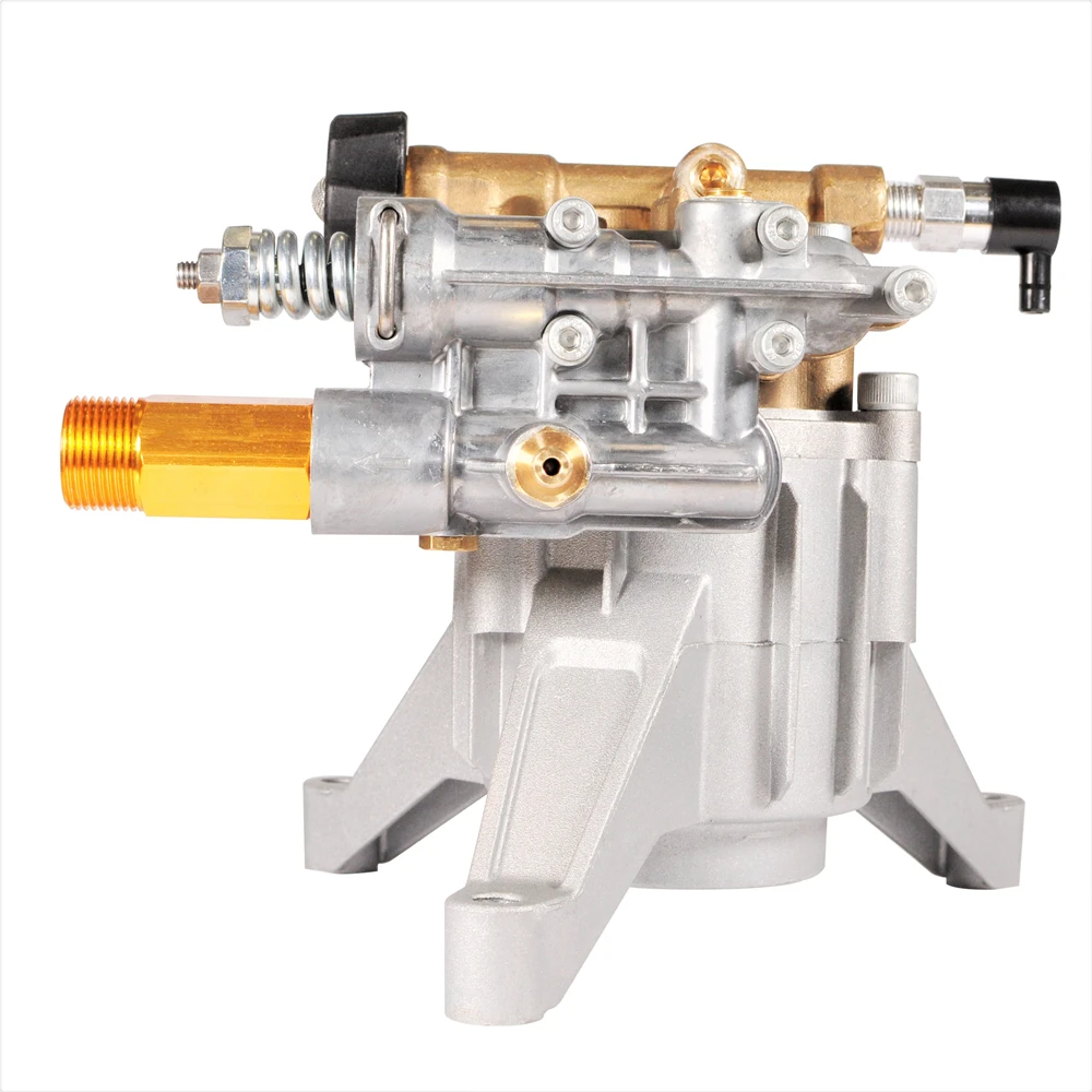 YAMATIC вертикальный осевой Cam насос для мойки с давлением 3100 PSI на 2,5 GPM 7HP 7/" вал с латунной головкой насос для мойки высокого давления