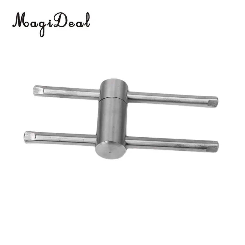 MagiDeal High Quality 1Pc Stainless Steel Metal Billiard Pool Cue Tip Press Shape Tool - Round for Indoor Games Friend Gift | Спорт и