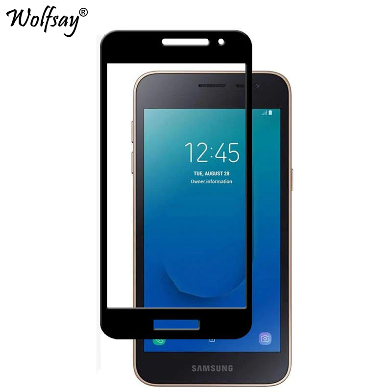 Funda completa de vidrio templado para Samsung Galaxy A2 Core, Protector de pantalla, pegamento completo, cristal de seguridad para Samsung A2 Core-0