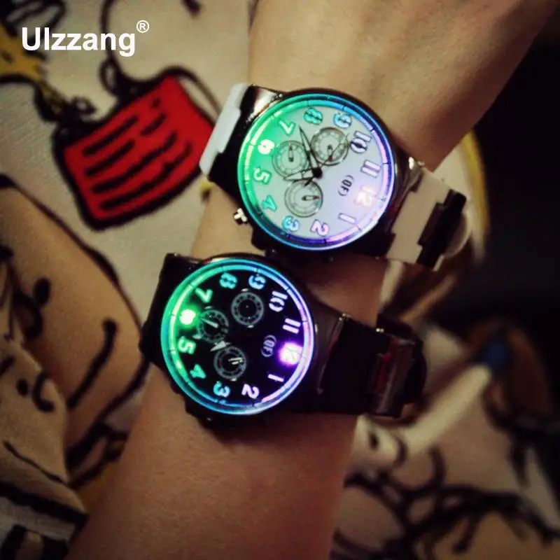 Горячие QF фирменные разноцветные светодиодный Подсветка Спортивная Мода