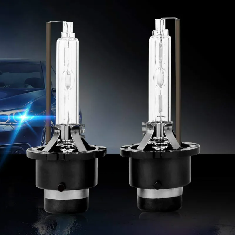 2 шт. D2S ксеноновых фар Высокопрочная конструкция 4300K 6000K 8000K автомобилей головной