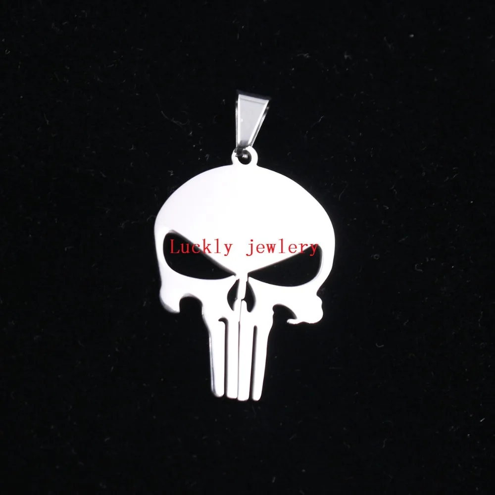 Мужская подвеска в форме черепа из нержавеющей стали|f pendant|pendant dogstainless steel skull pendant