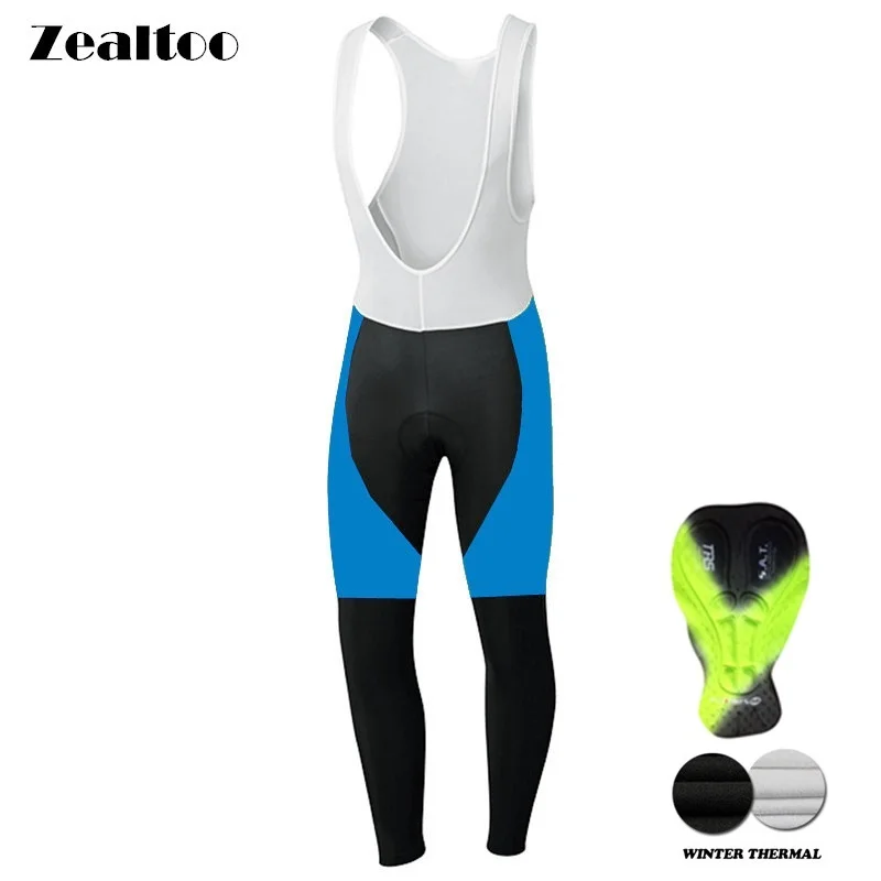 Zealtoo мужские велосипедные брюки ciclismo hombre из гелевого флиса Ropa Ciclismo bib Брюки