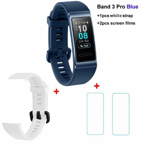 3 Pro x white x Film huawei Band 3/Redmi 3 Pro Smartband металлический каркас, активно-матричные осид, полный Цвет Дисплей сенсорного экрана Плавание ход сердечного ритма Сенсор сна - Цвет: 3 Pro x white x Film