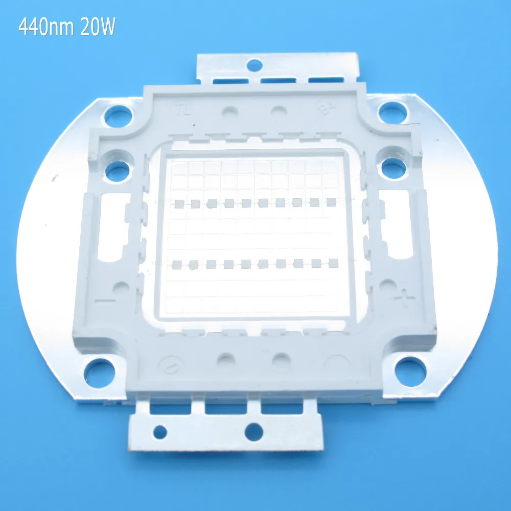 Фото Высокая мощность 440nm 450nm Королевский синий светодиодный чип для выращивания 1 Вт 3 Вт 5 Вт 10 Вт 20 Вт 30 Вт 50 Вт 100 Вт COB светодиодные бусины для выращивания растений DIY №5