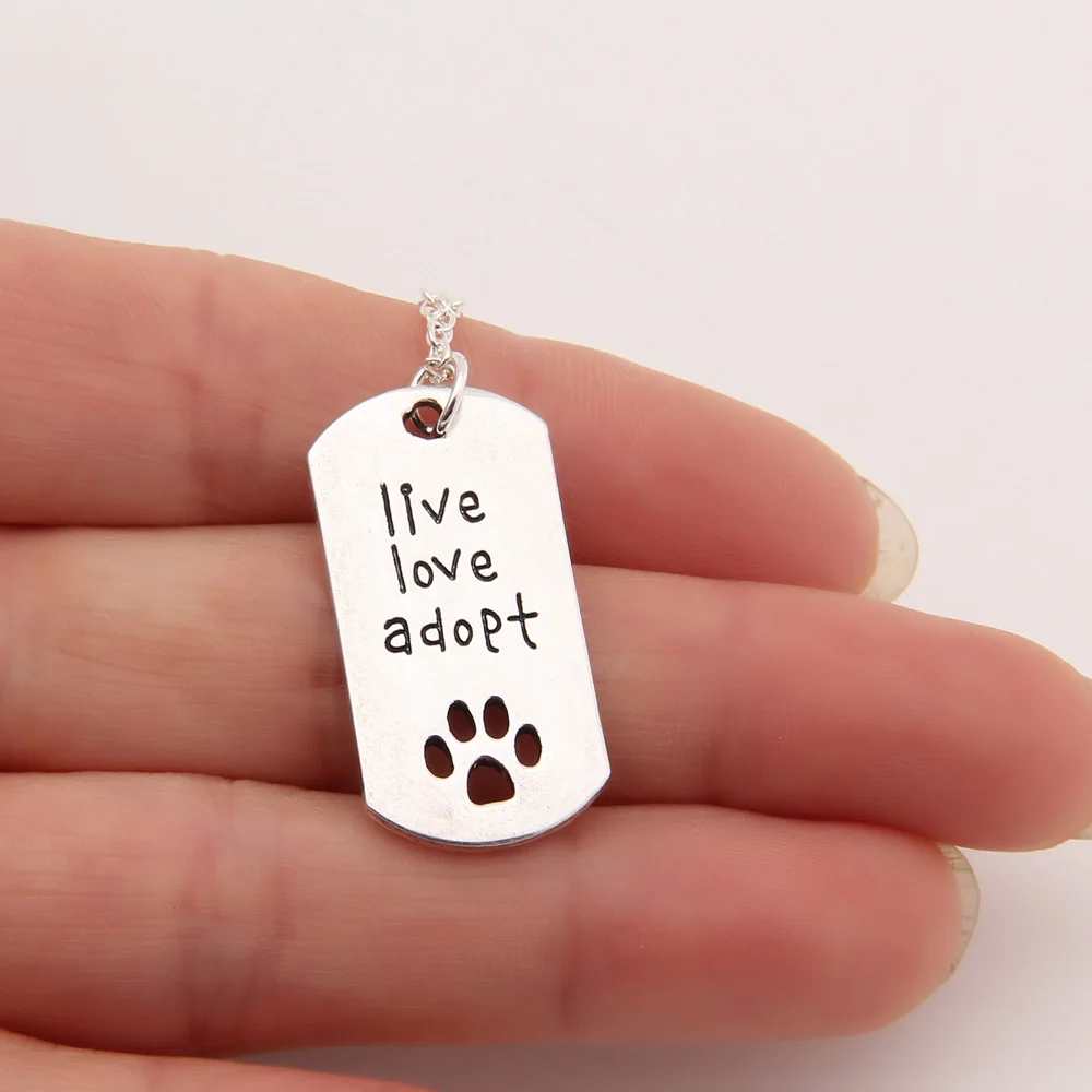 Ожерелье с принтом Собачья лапа | Украшения и аксессуары