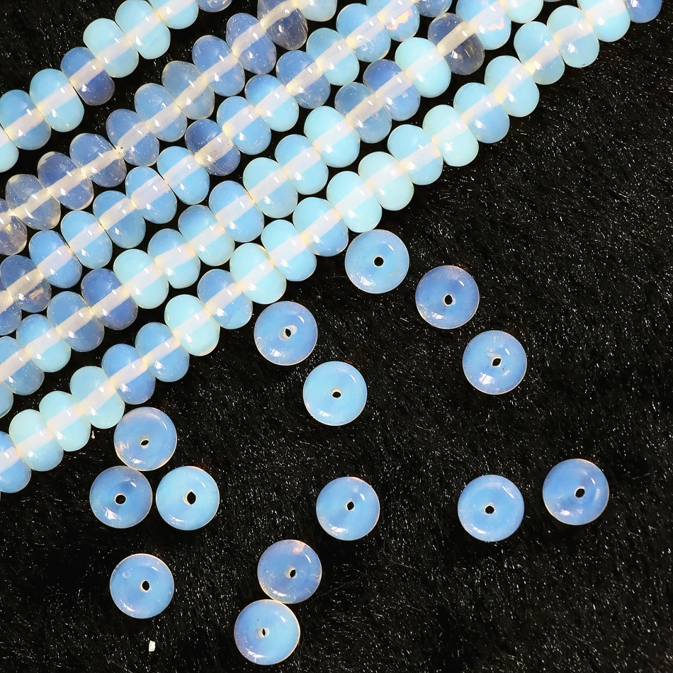 Горячая Распродажа опал хрустальный камень Модный 5*8 мм abacus Свободные бусины diy