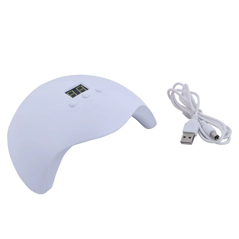 ENNKE Сушилка для ногтей USB зарядное устройство умный розовый/маникюр белого цвета инструмент для ногтей гель светодиодный/УФ/строитель гель сушка красота ногтей для отверждения - Цвет: Белый