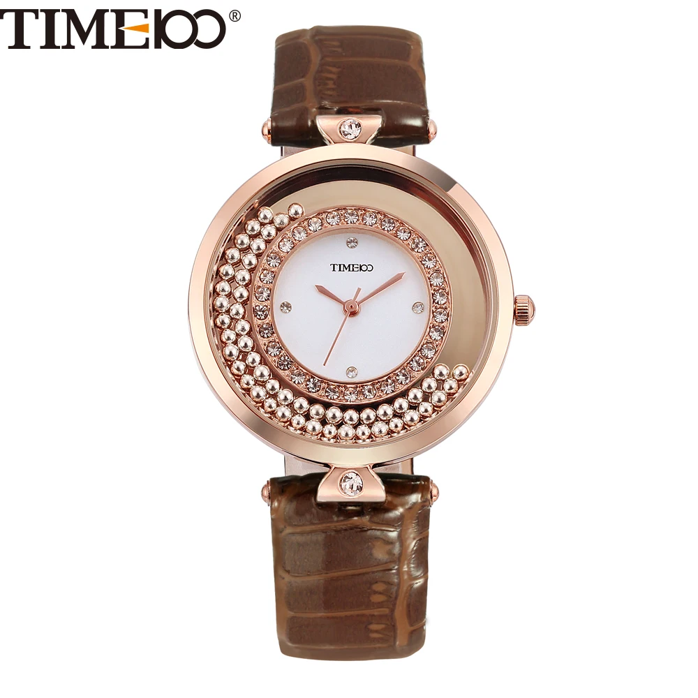 TIME100 Часы женские наручные роскошный ретро стиль текучий шарик в колеце Большой