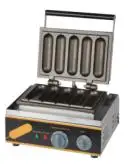 

Commercial Sausage Hot Dog Machine Crispy Machine For Five Grid 220v/50hz French Muffin Hot Dog Waffle Maker