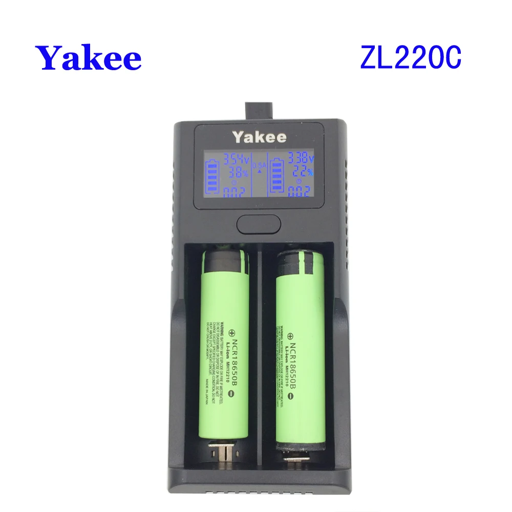 Yakee USB Батарея Зарядное устройство для батарей Li-Ion(литий-ионных) 26650 18650 18500 18350 17670 16340 14500 10440 литиевая батарея 3,7 V