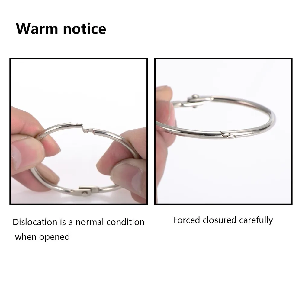 6 шт. серебряные золотые бронзовые черные кольца для связывания книг