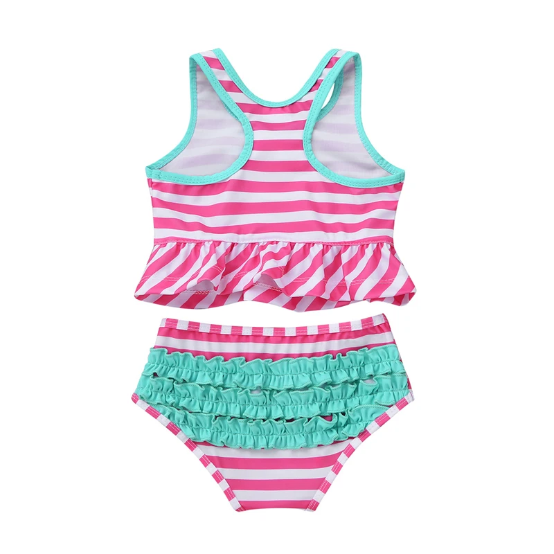 Комплект купальных костюмов из 2 предметов для девочек танкини комплект бикини в