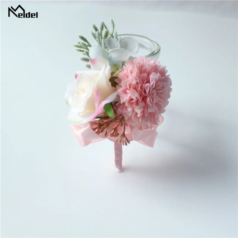 Meldel Corsage Мужская Свадебная простая булавка с отворотом бутоньерка для невесты на