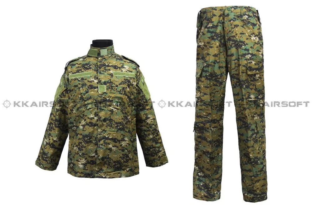 

us army military uniform for men Army Suit Clothing Digital Green Camo CL-02-DGC